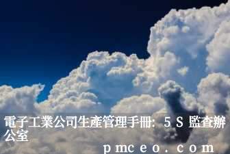 電子工業公司生產管理手冊:5S監查辦公室